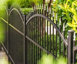 Pinnacle Fencing|Iron,Fence.,Black,Metal,Fence